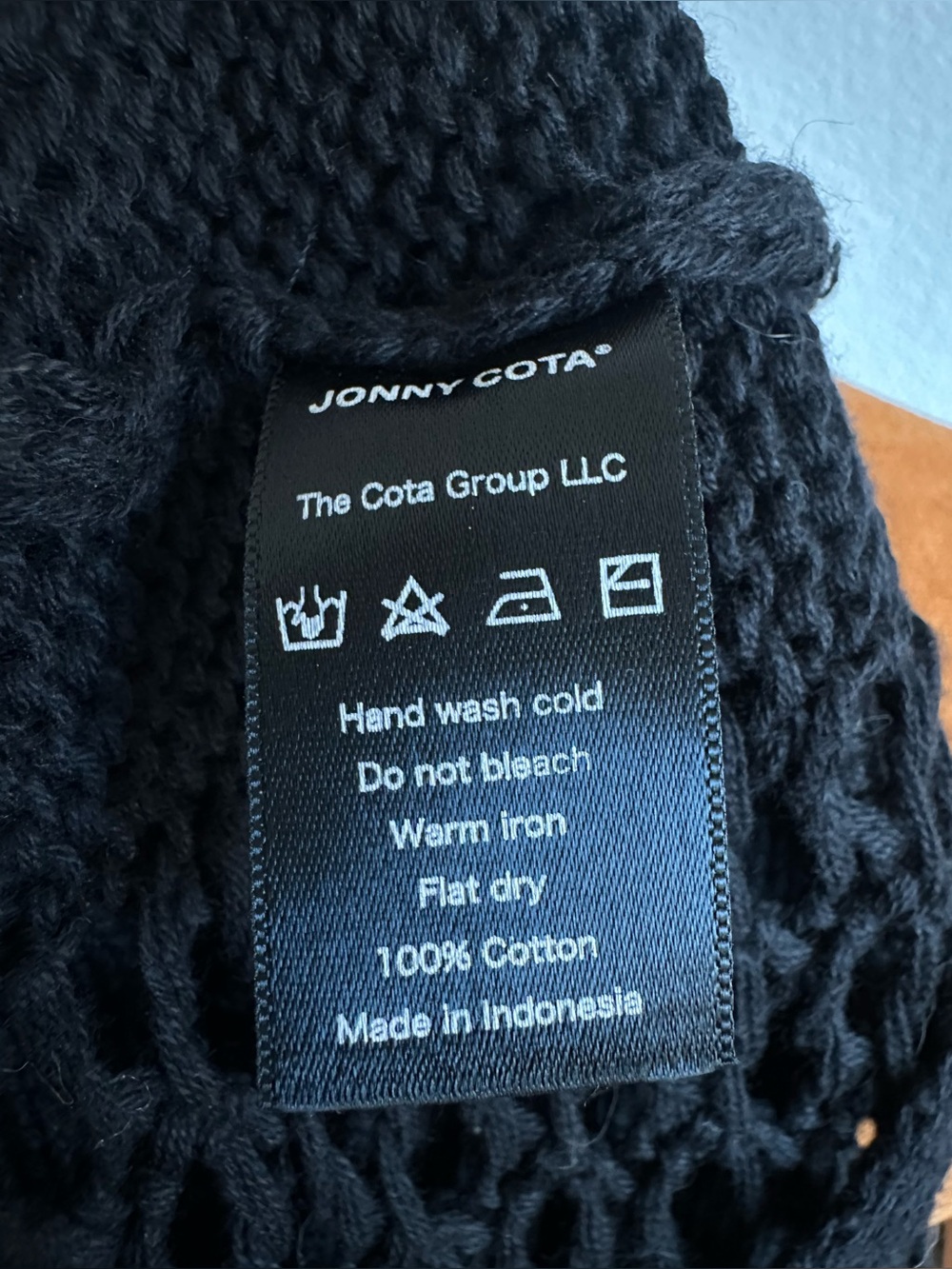 JONNY COTA Knit Mesh Kimono - Picture 3 of 4